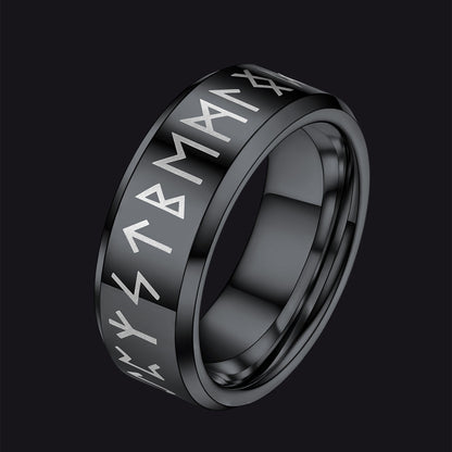 Norse Viking Runes Viking Band Ring for 8mm