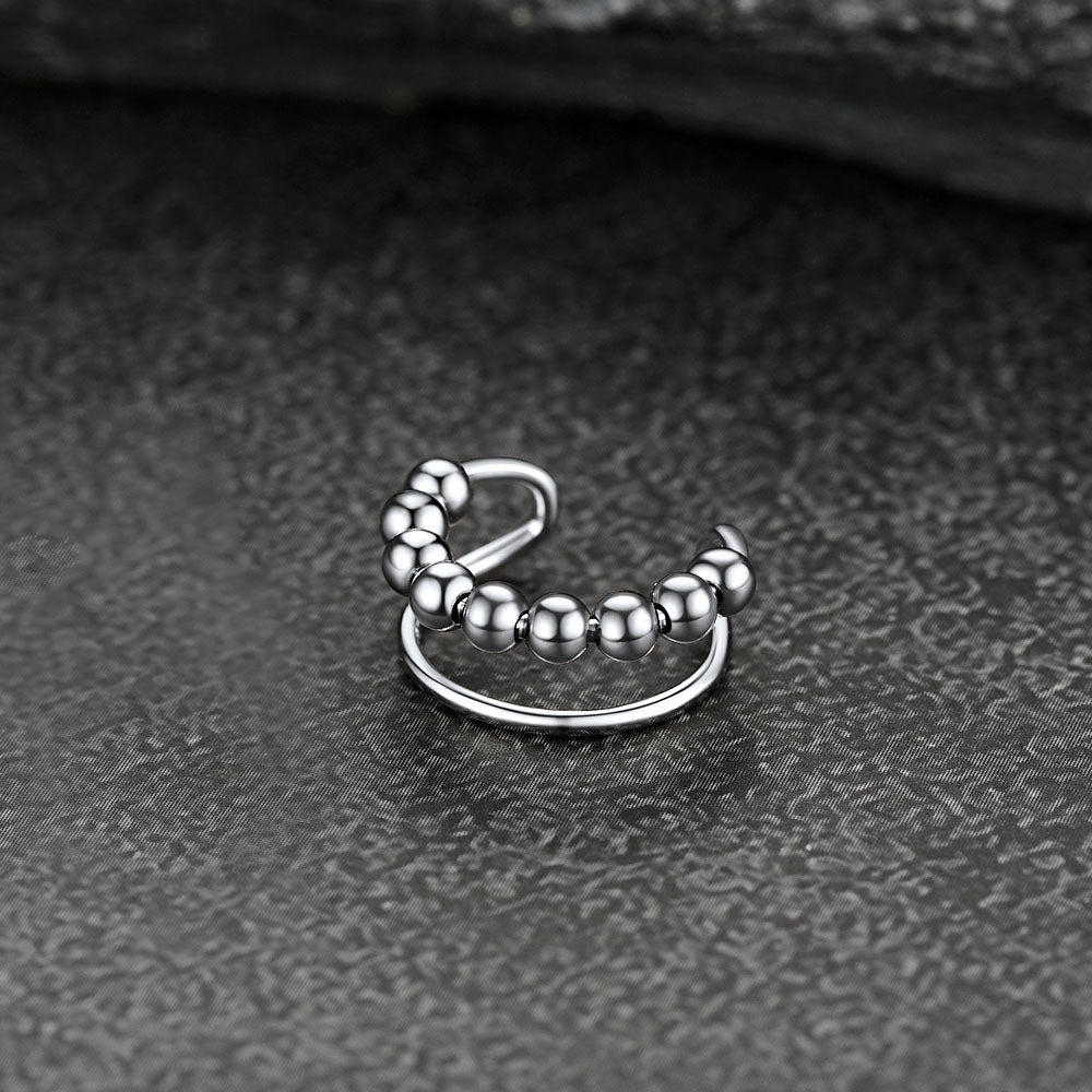925 Sterling Silver Cartilage Ear Cuff 1pc
