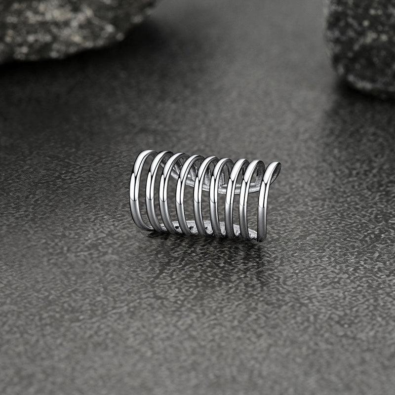 925 Sterling Silver Ear Cuff Cartilage Wrap Around Helix Earrings 1pc