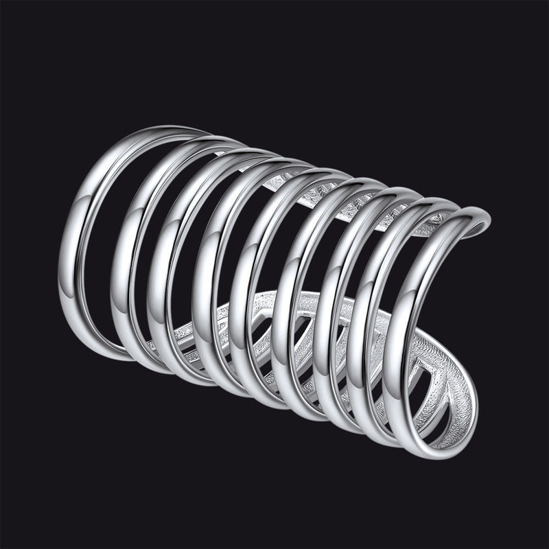 925 Sterling Silver Ear Cuff Cartilage Wrap Around Helix Earrings 1pc