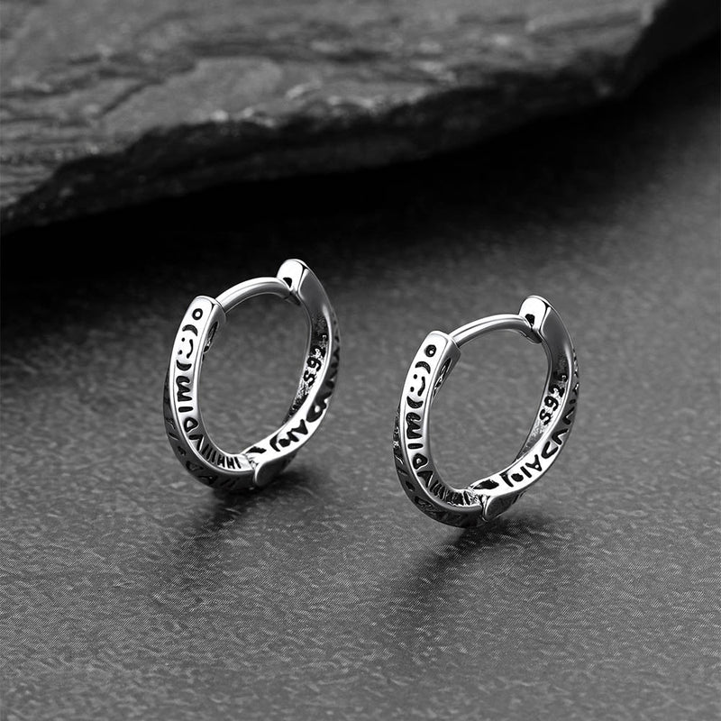 Minimalism Mobius Hoop Earrings for