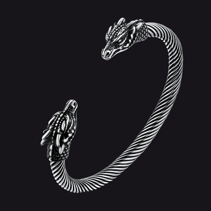 Dragon Head Bracelet Arm Ring Cuff Bangle for