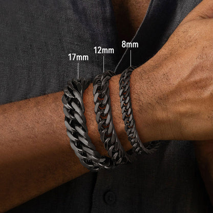 Thick Cuban Link Bracelet for in Stainless Steel