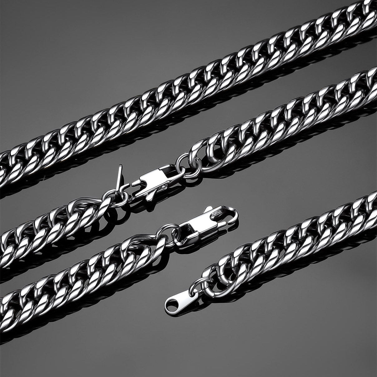 Thick Miami Cuban Curb Link Chain Necklace for