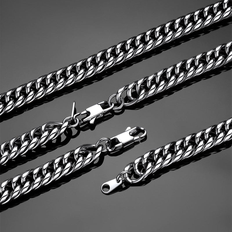 Thick Miami Cuban Curb Link Chain Necklace for