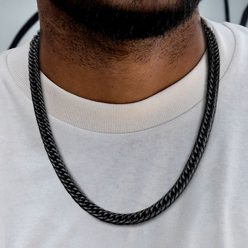 Thick Miami Cuban Curb Link Chain Necklace for