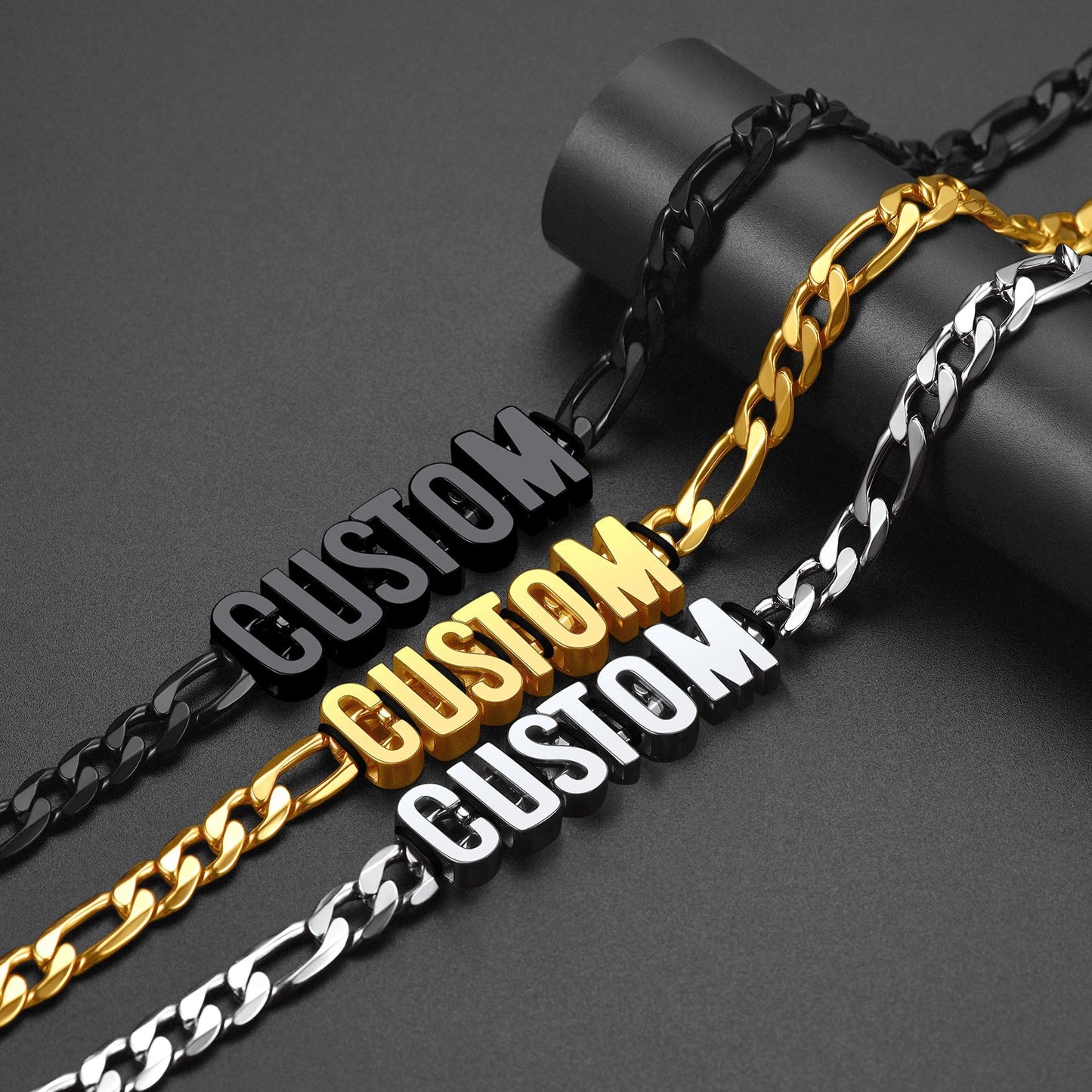8mm Custom Name Cuban Chain Necklace for