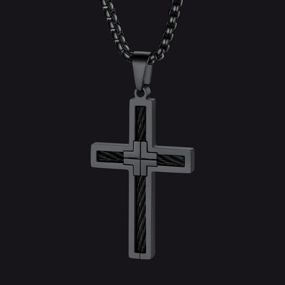 Christian Cross Necklace Pendant for