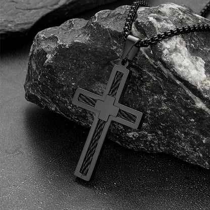Christian Cross Necklace Pendant for