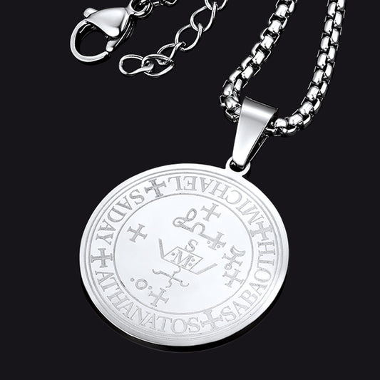 Sigil of Archangel Michael Talisman Necklace for