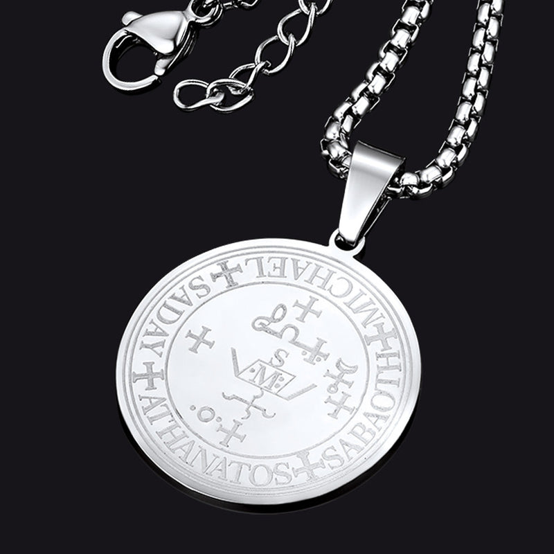 Sigil of Archangel Michael Talisman Necklace for