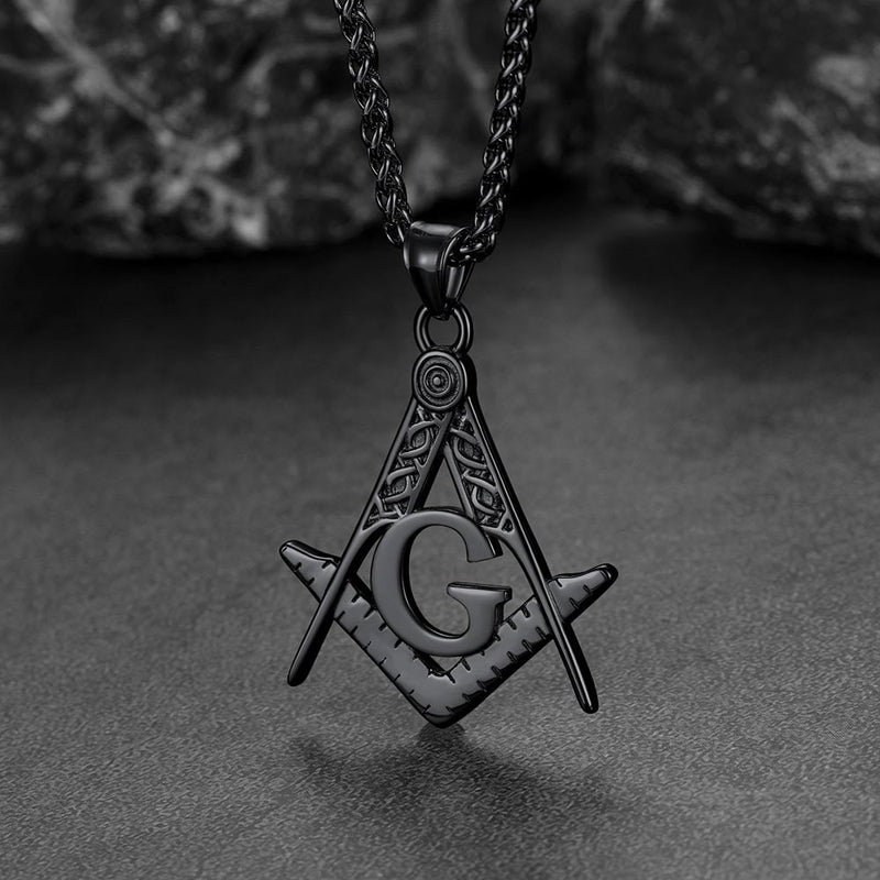Classic Masonic Pendant Necklace for Freemason