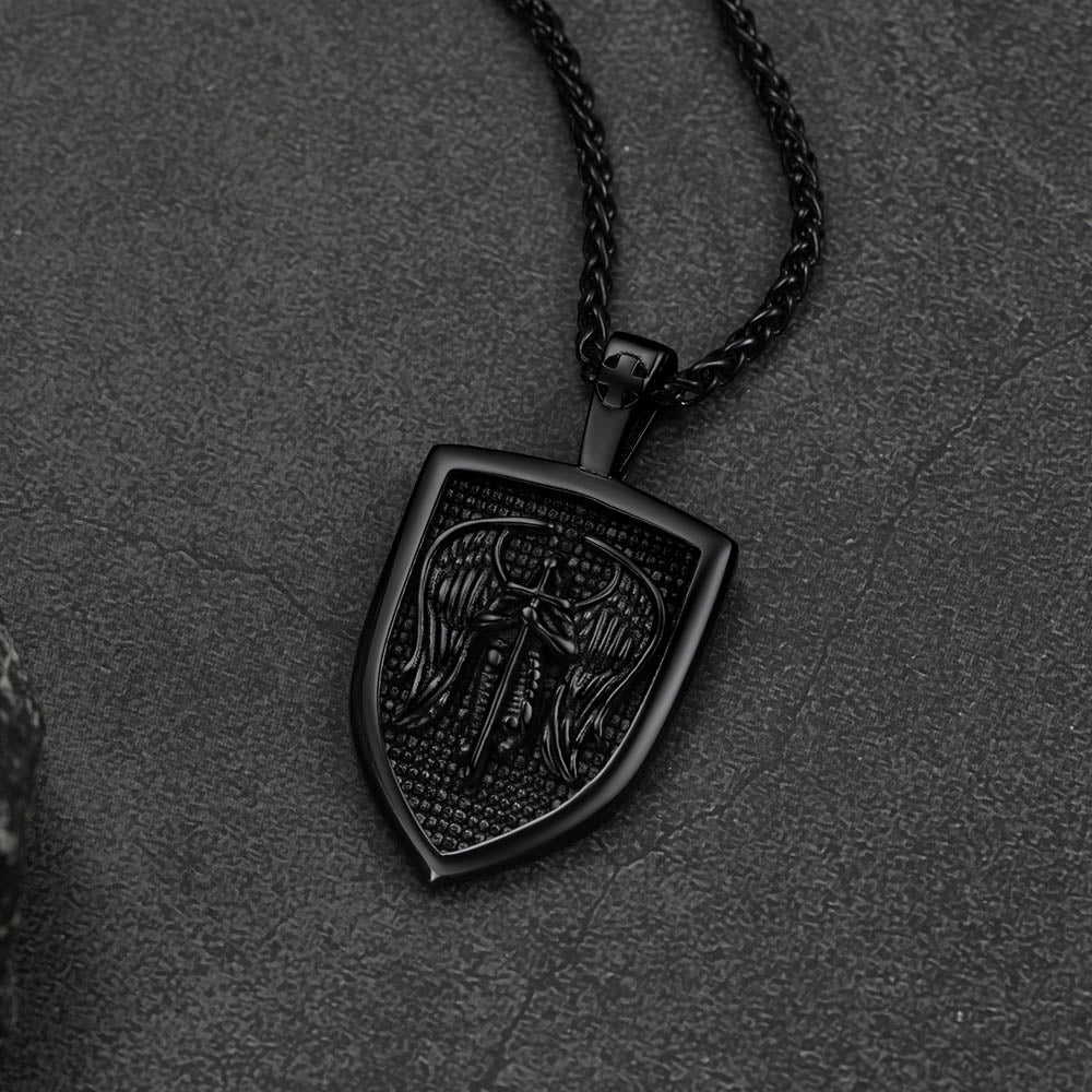 Shield Archangel St. Michael Protection Necklace for