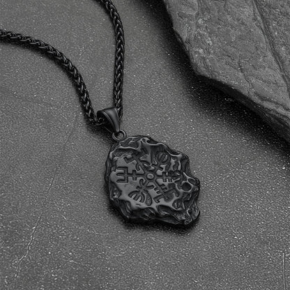 Flash Viking Compass Guiding Pendant Necklace for