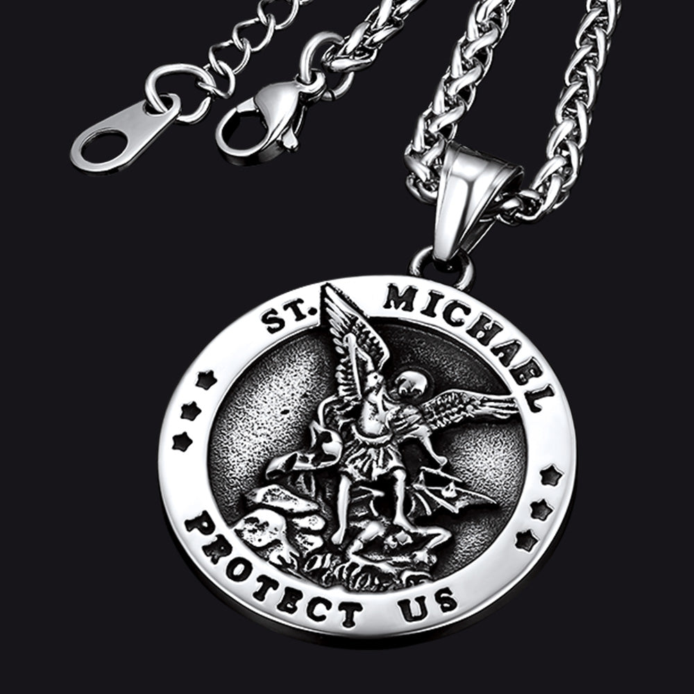 Archangel St. Michael Pendant Necklace for