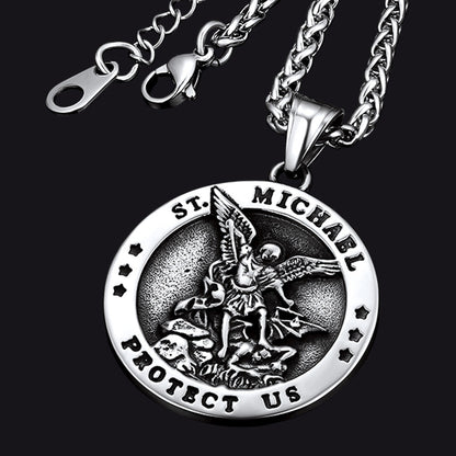 Archangel St. Michael Pendant Necklace for
