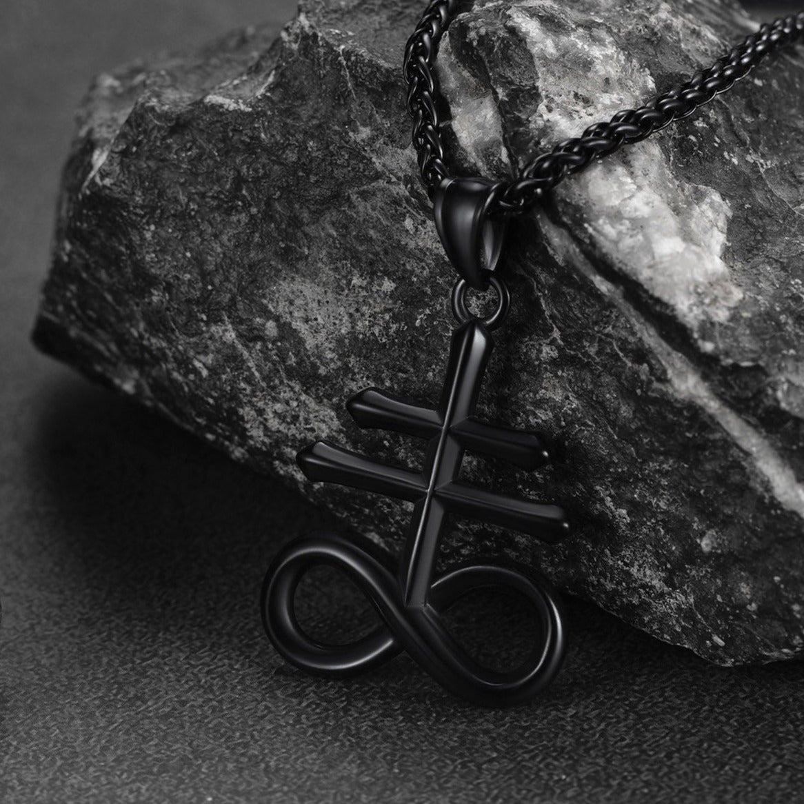Church of Satan Leviathan Cross Necklace Pendant for
