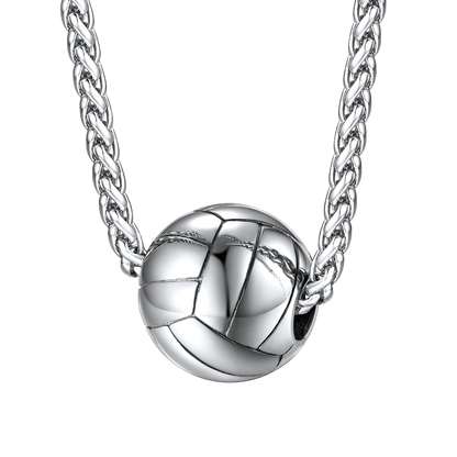 Sport Volleyball Necklace Pendant for