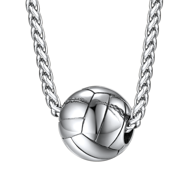 Sport Volleyball Necklace Pendant for