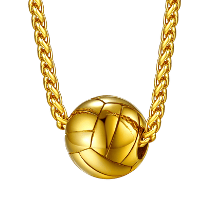 Sport Volleyball Necklace Pendant for