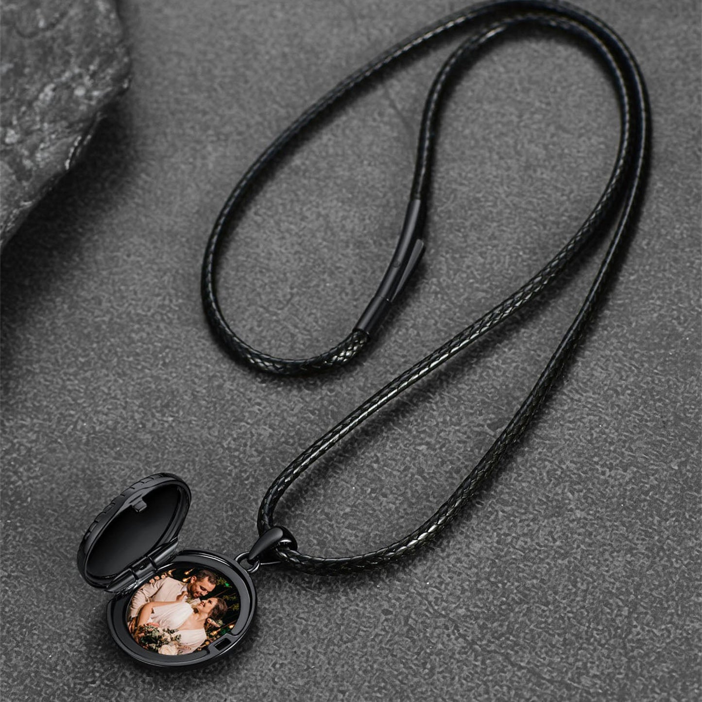 Custom Viking Wolf Locket Necklace With Picture Inside