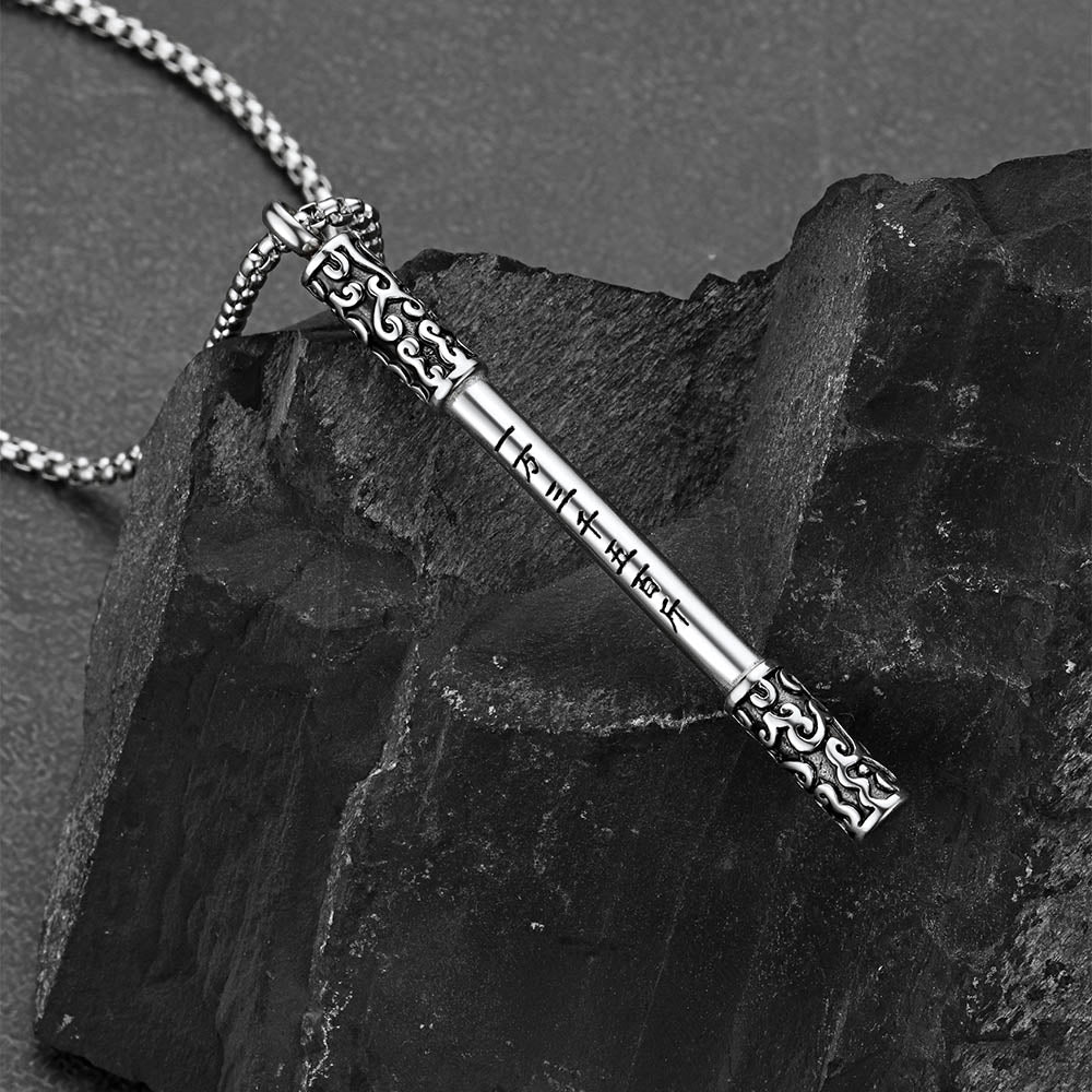 Monkey King Ruyi Jingu Bang Bar Necklace for