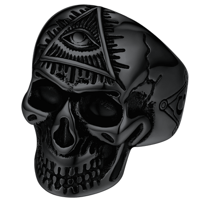 Eye of Providence Skull Ring for