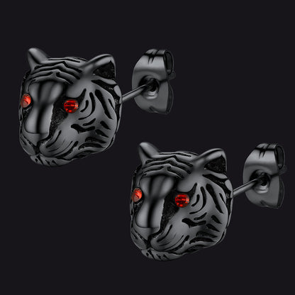 Flash Tiger Stud Earrings for