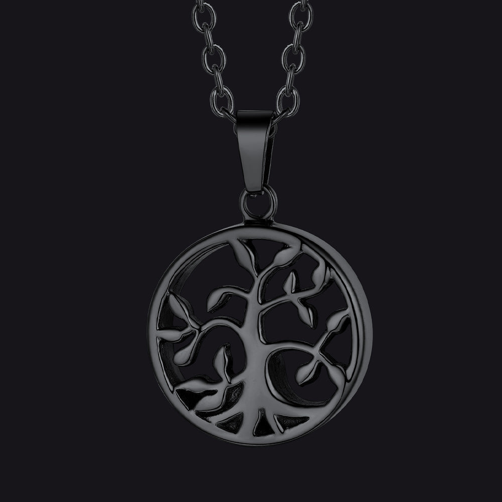 Cremation Tree of Life Urn Necklace for Ashes Memorial Gift