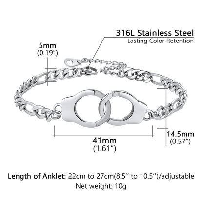 Handcuff Chain Ankle Bracelet for