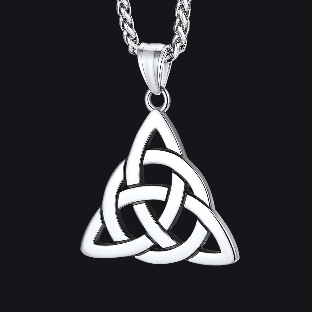 Irish Celtic Knot Necklace for in Stainless Steel
