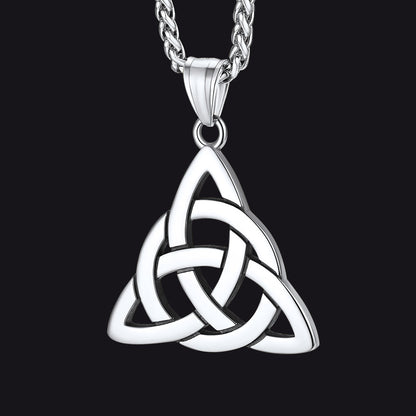 Irish Celtic Knot Necklace for in Stainless Steel