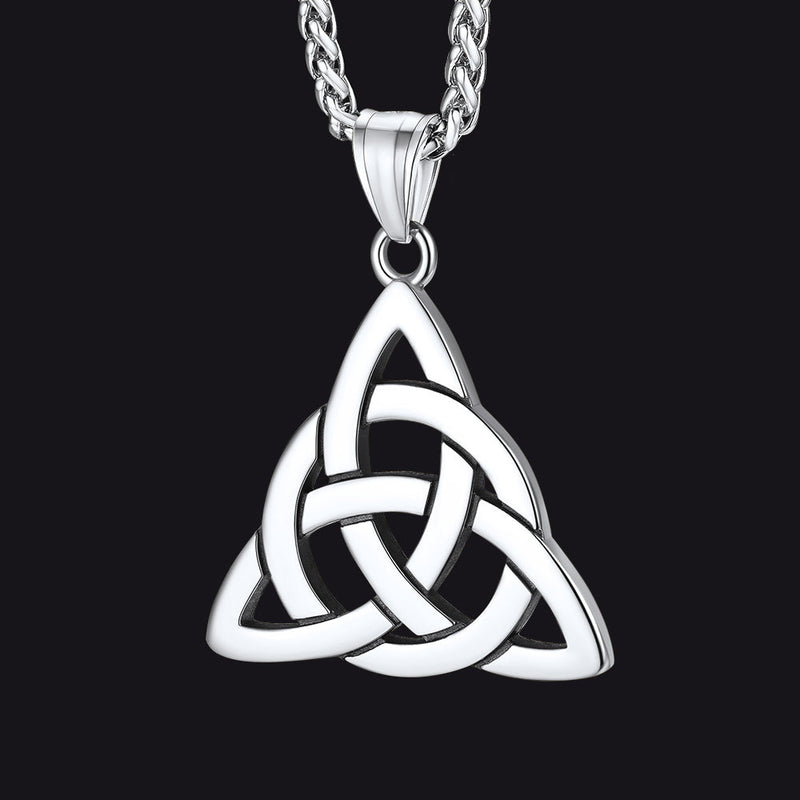 Irish Celtic Knot Necklace for in Stainless Steel