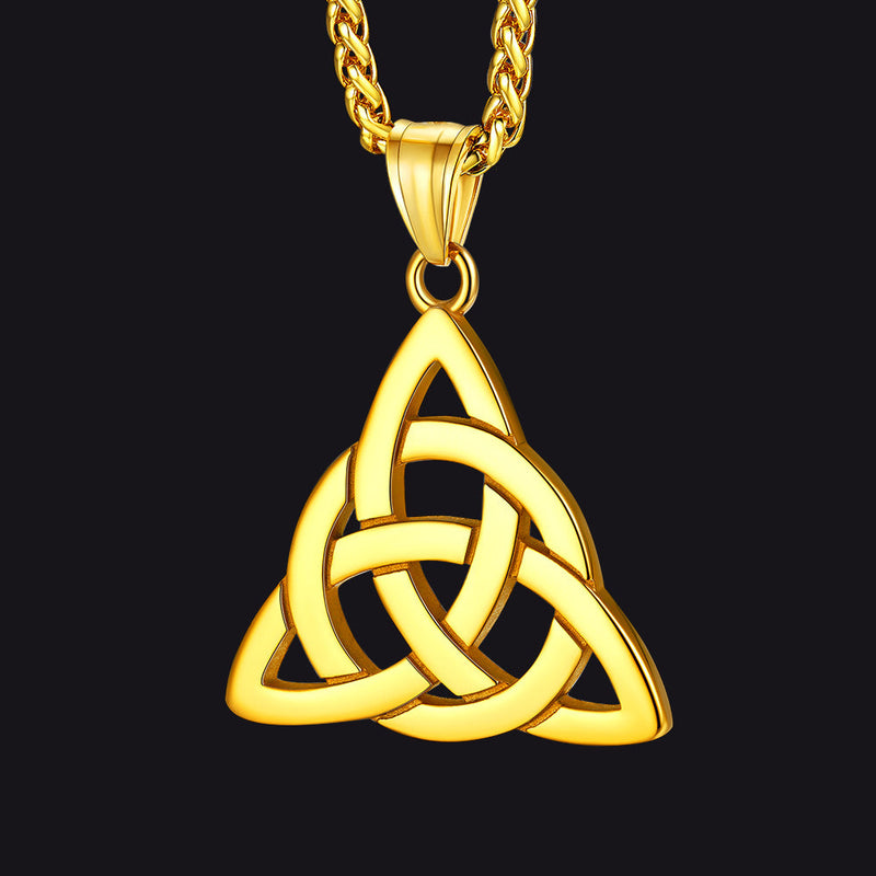Irish Celtic Knot Necklace for in Stainless Steel