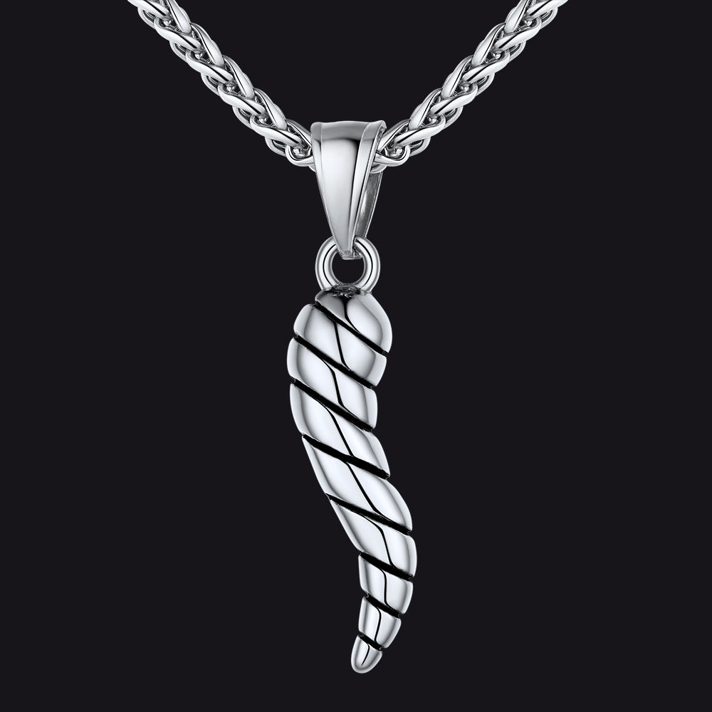 Cornicello Italian Horn Necklace Amulet Pendant