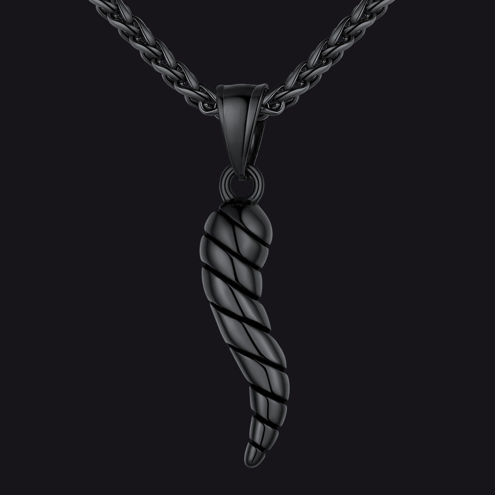 Cornicello Italian Horn Necklace Amulet Pendant