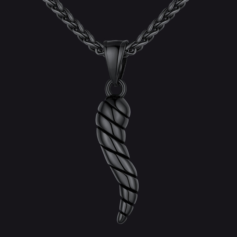 Cornicello Italian Horn Necklace Amulet Pendant