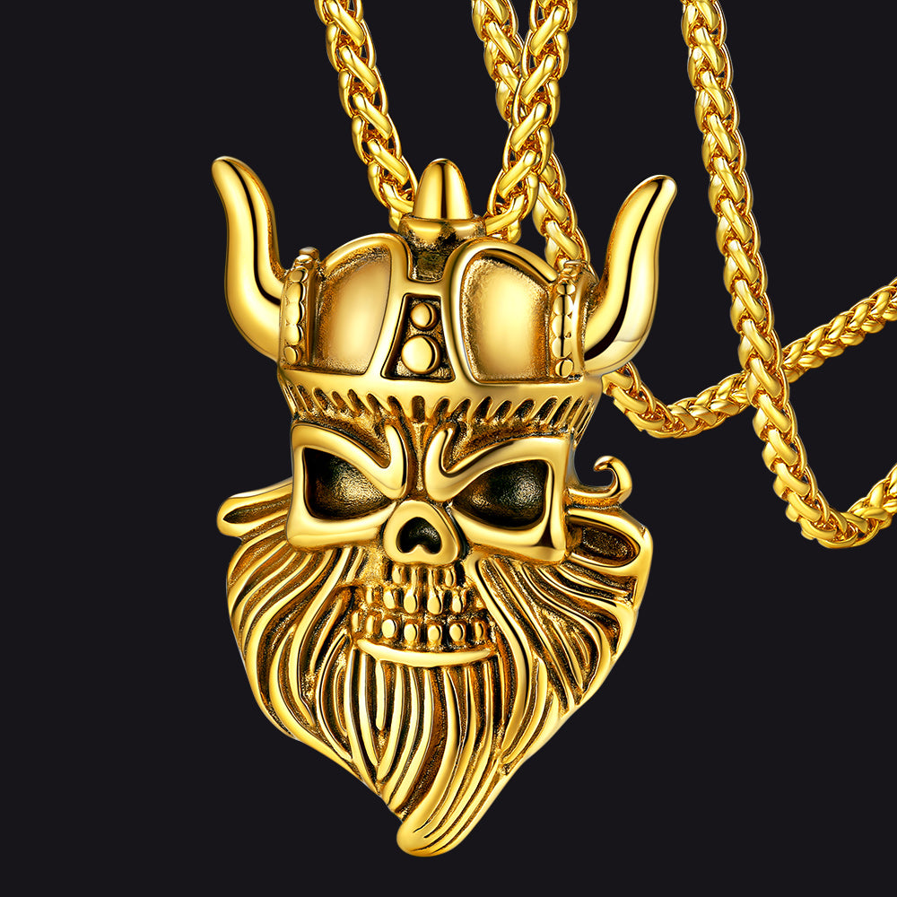 Faithheart Viking Odin Pendant Necklace for