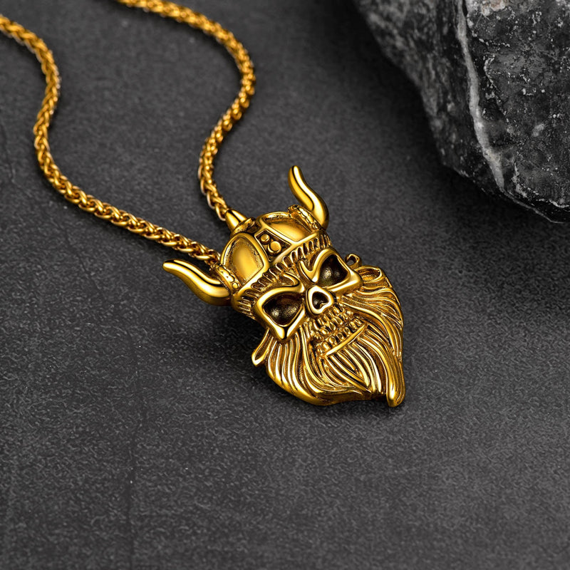 Faithheart Viking Odin Pendant Necklace for