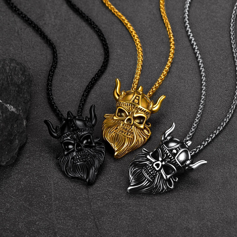 Faithheart Viking Odin Pendant Necklace for