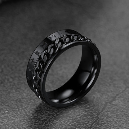 Viking Spinner Fidget Anxiety Ring for