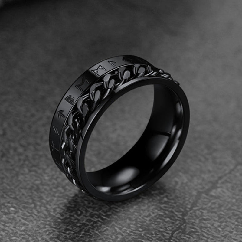 Viking Spinner Fidget Anxiety Ring for