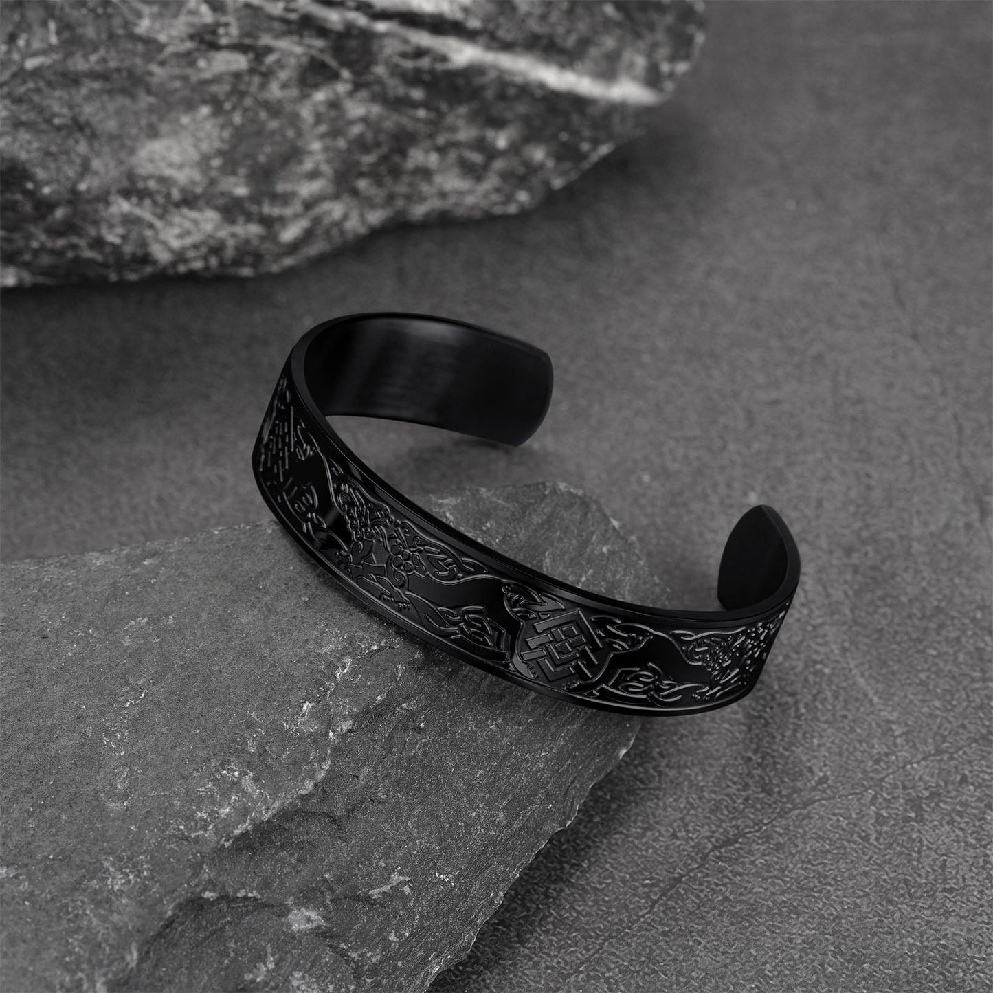 Custom Celtic Knot Cuff Bracelet Bangle for