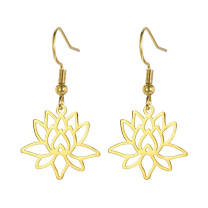 Lotus Radiance Bloom Earrings