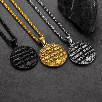 Archangel St. Michael Pendant Necklace for