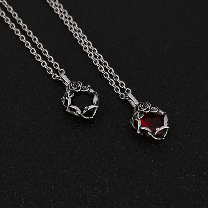 Twilight Rose Necklace