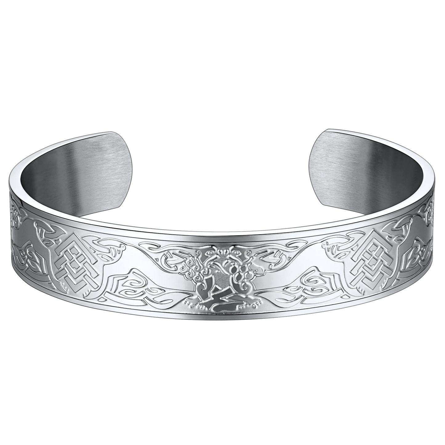 Custom Celtic Knot Cuff Bracelet Bangle for