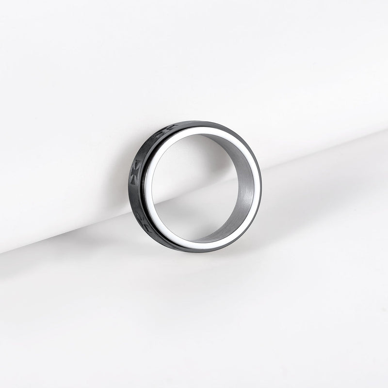 Knights Templar Cross Anxiety Ring for