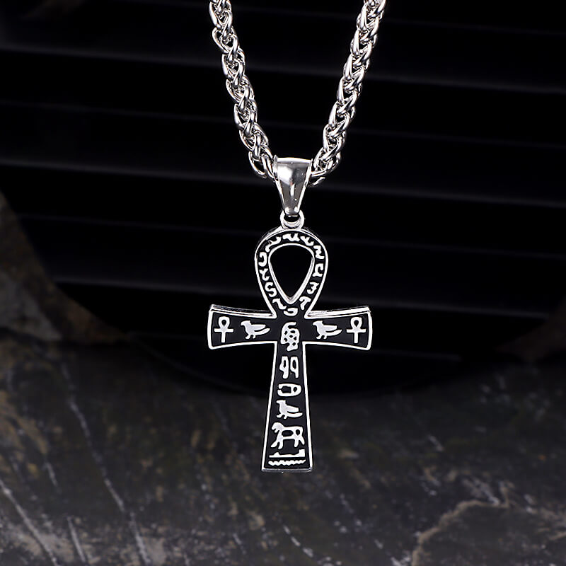 Ankh Cross Ancient Egyptian Symbol Stainless Steel Pendant