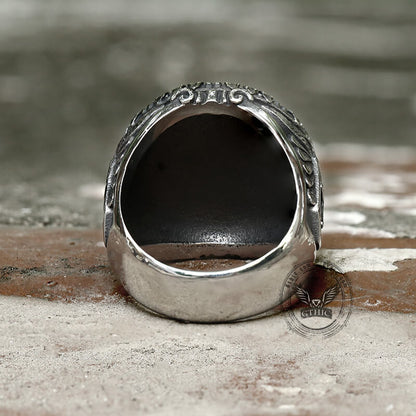 Archangel Saint Michael Stainless Steel ’s Ring Handcrafted